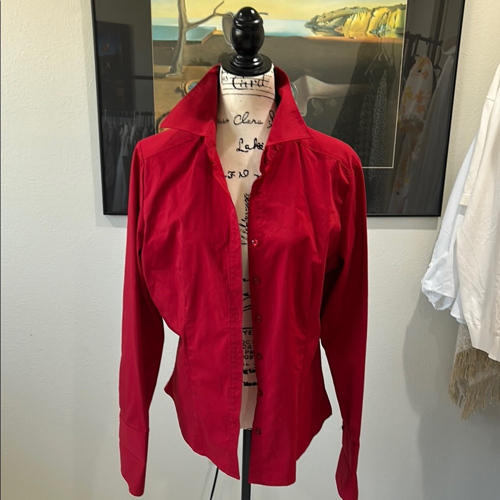 Elegant Red Women's Top